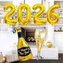 Ballons chiffres 2026