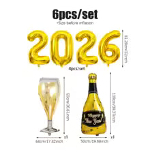 Ballons chiffres 2026